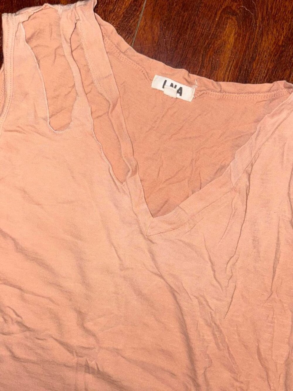 LNA Women's Pink and Tan Tank